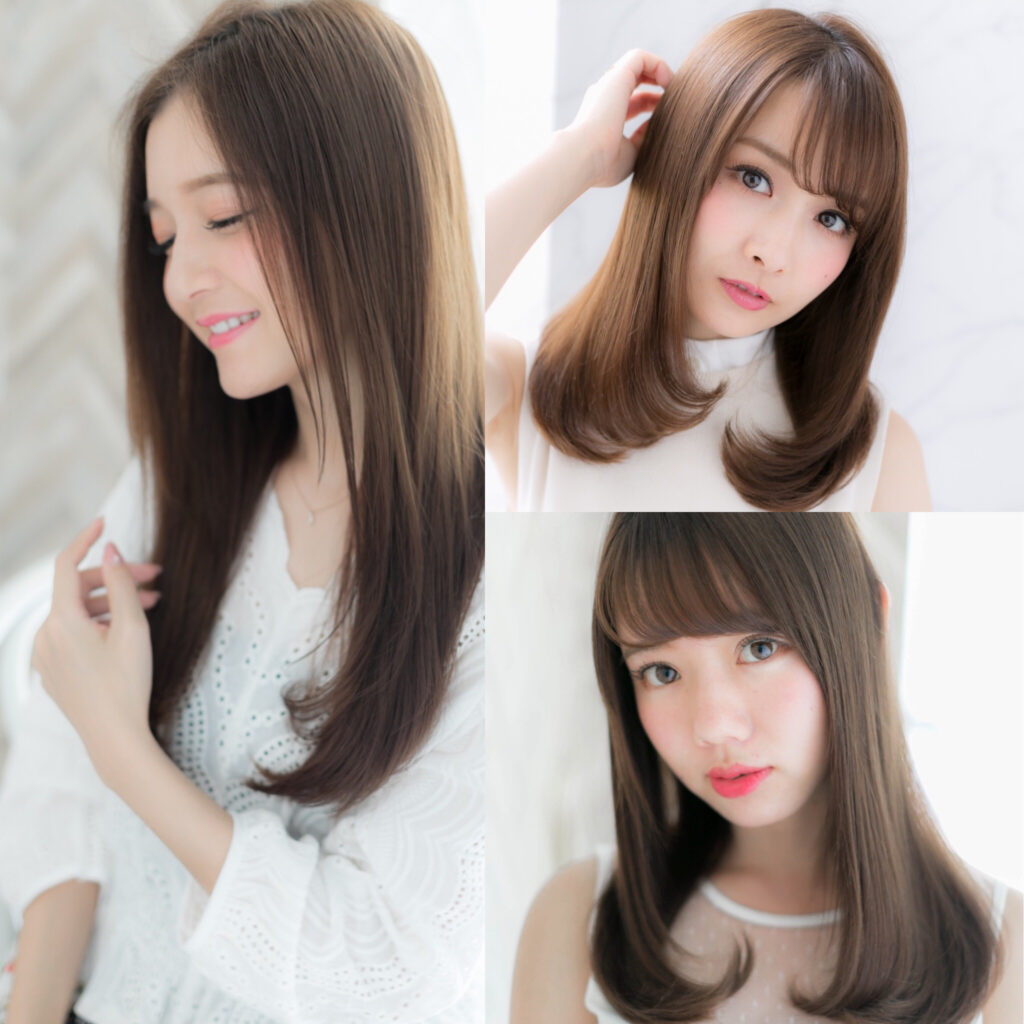 自由が丘の縮毛矯正スタイル集｜自然で柔らかい艶髪に仕上がったモデル実例